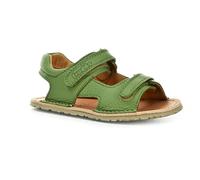 Froddo Flexible Barfußsandalen aus Leder, Doppelklett, FLEXY Mini G3150270 (Olive, EU Schuhgrößensystem, Grundschulkind, Numerisch, M, 26)