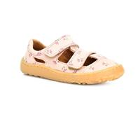 Froddo Halbsandale/Barfußschuhe mit Doppelklett aus Leder G3150266 (Flowers auf Rosa, EU Schuhgrößensystem, Grundschulkind, Numerisch, M, 30)