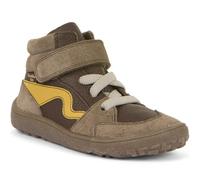 Froddo Halbhohe Barfußschuhe, Leder + TEX Membran & Textil Futter in Braun/Gelb G3110256 (Braun, EU Schuhgrößensystem, Grundschulkind, Numerisch, M, 31)