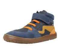 Froddo Halbhohe Barfußschuhe, Leder, TEX Membran+Textil Inlay *Farbwahl s.A G3110265 (Blue Denim/Orange, EU Schuhgrößensystem, Grundschulkind, Numerisch, M, 33)