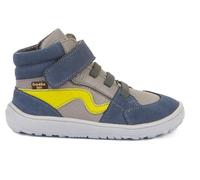 Froddo Halbhohe Barfußschuhe, Leder, TEX Membran+Textil Inlay *Farbwahl s.A G3110265 (Grey/Blue, EU Schuhgrößensystem, Grundschulkind, Numerisch, M, 34)