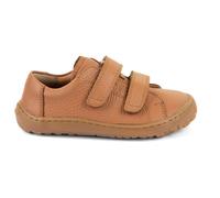 Barfußschuh FRODDO "Barefoot Base", Kinder, Gr. 22, braun (cognac), Glattleder, unifarben, Schuhe Barfußschuh, Klettschuh, Kindergartenschuh, Lauflernschuh mit Klettverschlüssen (15153055-22) cognac