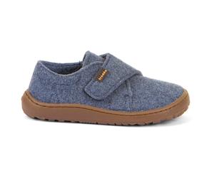 Froddo - Kid's Barefoot Wooly Slippers - Hüttenschuhe, Gr. 28, grau (Denim)
