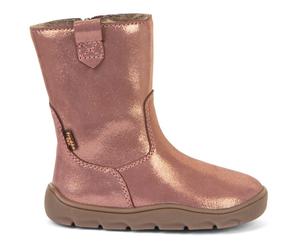 Froddo - Kid's Barefoot Zeru Tex Boot - Winterschuhe, Gr. 27, braun (Pink/Gold)