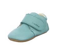 Froddo Kinder Halbschuh G1130005 Leder Pflanzlich Klettverschluss Hausschuh Krabbelschuh Lauflernschuh Kleinkind Baby Atmungsaktiv Elastisch Flexibel Leicht Grün (Mint) Größe 18 EU