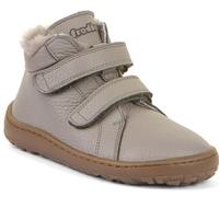 Froddo Lammfell gefütterte Barfußschuhe/Winterschuhe Mid Top Nappaleder G3110263 (Light Grey, EU Schuhgrößensystem, Kleinkind, Numerisch, M, 25)