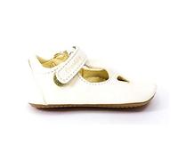 Froddo Leder Babyschuhe Hausschuhe Gummisohle Katzenaugen (24, weiss)