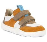 Froddo Leder Sneaker Low Top * Zeru Spring Barefoot G3130264 (White/Orange/Cognac, EU Schuhgrößensystem, Grundschulkind, Numerisch, M, 29)