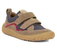 Froddo Mega Flexible Sneaker *Barefoot Base * Leder + Mesh Besatz v G3130260 (17 Beige/Jeans, EU Schuhgrößensystem, Grundschulkind, Numerisch, M, 30)