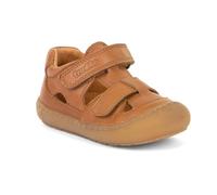 Sandale FRODDO "Ollie Sandal", Mädchen, Gr. 25, braun, Leder, unifarben, Schuhe Sandale, Babyschuh, Klettschuh, Lauflernschuh mit luftigen Löchern (90257830-25) braun