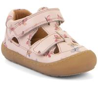 Sandale FRODDO "Ollie Sandal", Jungen, Gr. 23, schmetterling, rosa, Leder, bedruckt, Schuhe Sandale, Babyschuh, Klettschuh, Lauflernschuh mit luftigen Löchern (84175261-23)