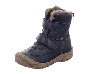 Froddo Schlupf/Klettstiefelette Warmfutter LINZ WOOL TEX HIGH für Kinder, blau, Größe 28 EU
