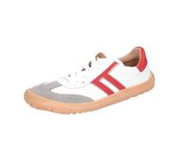 Froddo Snowboot/Barfu?Schuhe/Winterstiefel TEX Membran & Schurwoll Futter Purple G3160212 Kinder Barfußschuhe aus Leder Weiß/Rot (White/Red), Gr. 36
