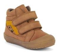 Froddo Snowboot/Barfu?Schuhe/Winterstiefel TEX Membran & Schurwoll Futter Purple G3160212 Kleinkinder wasserdichte Klett-Stiefelette Braun (Cognac), Gr. 25