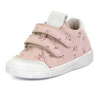 Froddo Snowboot/Barfu?Schuhe/Winterstiefel TEX Membran & Schurwoll Futter Purple G3160212 Mädchen Leder-Halbschuhe mit Klettverschluß Rosa/Blumen (Flowers), Gr. 24