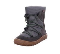 Barfußschuh FRODDO "BAREFOOT TEX TRACK", Mädchen, Gr. 28, grau, Textil, Veloursleder, Schuhe Barfußschuh, Snowboots, Winterstiefel mit TEX-Membrane (29255346-28) grau