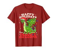 Frohe Feiertage von Imagine Dragons T-Shirt, Herren, Cranberry, XL