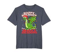Frohe Feiertage von Imagine Dragons T-Shirt, Herren Große Größen, Blau Meliert, 5X Tall