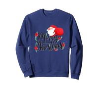 Frohe Weihnachten süßer Kleiner Weihnachtsmann roter Weihnachtsstern Sweatshirt