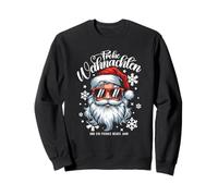 Frohe Weihnachten und EIN frohes neues Jahr Santa mit Brille Sweatshirt