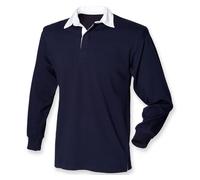 FRONT ROW CHILDREN'S LONG SLEEVES RUGBY SHIRT 7/8 NAVY