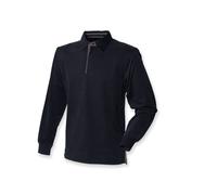 FRONT ROW EMERIZED RUGBY SHIRT M BLACK