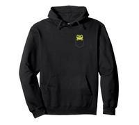 Frosch-Cartoon-spähbeutel, Niedliche Teichtierkunst Pullover Hoodie