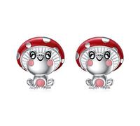 Frosch Ohrringe 925 Sterling Silber Kinder Ohrringe Mädchen Kleine Tier Ohringe Frosch Schmuck Geschenck für Mädchen Frauen Tochter