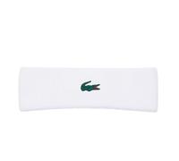 Frottee Stirnband Lacoste Jersey Tennis - white - Weiß