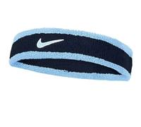 Frottee Stirnband Nike Swoosh Headband - aquarius blue/college navy/pale ivory - Blau