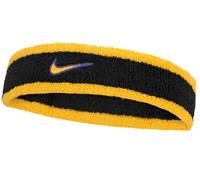 Frottee Stirnband Nike Swoosh Headband - black/court purple/university gold - Mehrfarbig