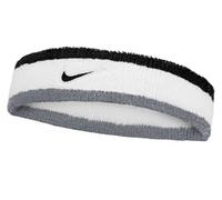 Frottee Stirnband Nike Swoosh Headband - white/cool grey/black - Mehrfarbig