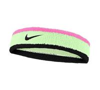 Frottee Stirnband Nike Swoosh - pink/lime/black - Mehrfarbig