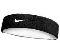 Frottee Stirnband Nike Swoosh Reversible Headband - black/white - Schwarz