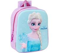Frozen 3D Kinder-Tagesrucksack - Vorschulrucksack mit Relief für Jungen und Mädchen - Tagesrucksack mit lustigem und originellem Design, bequem und si