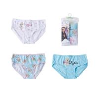 Frozen 3er-Pack Höschen - Mädchenunterwäsche, weiche und atmungsaktive Baumwolle, verstellbare und Bequeme Disney-Höschen, Alter 4-5