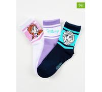 FROZEN 3er-Set: Socken "Frozen" in Dunkelblau - Größe 31-34 | Babysocken Strumpfhosen