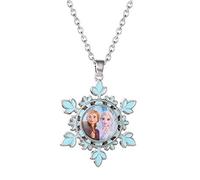 Disney Damen Halskette Frozen NH00830RL-16 Messing, rund