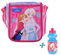 Frozen / Die Eiskönigin Schultertasche "Play it cool"+ Trinkflasche (400ml)