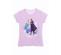 Frozen - Die Eiskönigin T-Shirt Mädchen | kleine Geschenke für Mädchen | Shirt | Anna und ELSA | Prinzessin | Kurzarm | Geburtstagsgeschenk | Oberteil (DE/NL/SE/PL, Numerisch, 128, Regular, Lila)