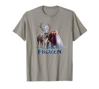 Frozen Group Photo With Elsa, Anna, Kristoff, Sven And Olaf T-Shirt