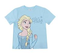 Frozen Kurzarm-T-Shirt für Mädchen und Jungen - Atmungsaktives, Weiches und Bequemes Disney-Kinder-T-Shirt, Sommerkleidung, Alltag und Ausflüge