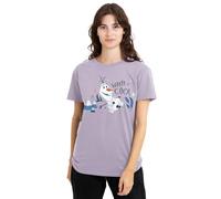 Frozen Olaf is Wayyy Cool Ladies T Shirt, Lavendar, XX-Large
