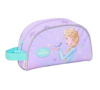 Frozen Spirit Große Kulturtasche für Kinder, anpassbar an den Wagen, ideal für Kinder von 5 bis 14 Jahren, bequem und vielseitig, Qualität und Widerstandsfähigkeit, 26 x 16 x 9 cm, Lila, M, Lässig