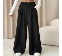 Frühlings-/Sommer- und Herbst-/Winterfeste, elegante und lässige Hosenanzüge mit hoher Taille und weitem Bein