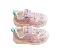 Frühlingsschuhe Damen Kleinkind Mädchen Turnschuhe Mädchen Weiche Sohle Casual Schuhe Frühling Sommer Baby Ausgehöhlte Mesh Oberfläche Funktion Schuhe Jungen Wanderschuhe Stretch (Red, 24 Toddler)