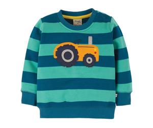 Frugi Baby und Kinder Langarmshirt Traktor Gr.3 (6-12 Monate)