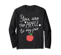 Fruit Apple Eye Love Romantic Lovely Gift Idea Apple of Eye Langarmshirt