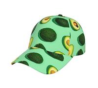 Fruit Avocado Baseball Cap Dad Hat Trucker Hat Damen Herren Snapback Verstellbarer Modischer Trendiger Hip Hop Hut Low Profile