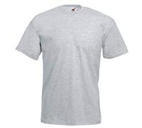 Fruit of the Loom 10 T Shirts Valueweight S M L XL XXL 3XL 4XL 5XL Übergröße Diverse Farbsets auswählbar Grau (grau meliert), XXXX-Large